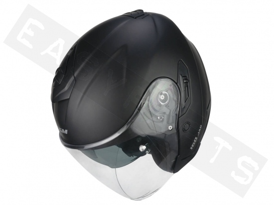 Helmet Demi Jet CGM 160A JAD MONO matt black (double visor)